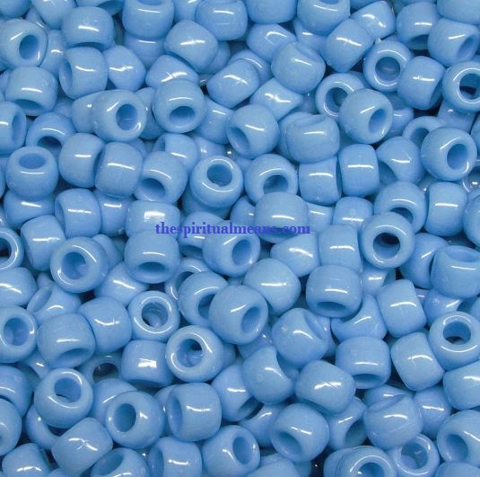 Blue beads color