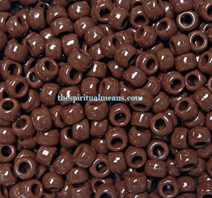 Brown beads color