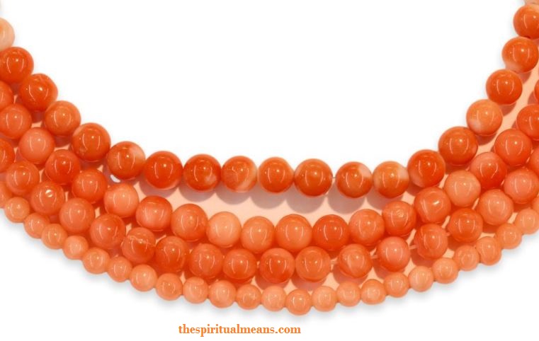 Coral beads color