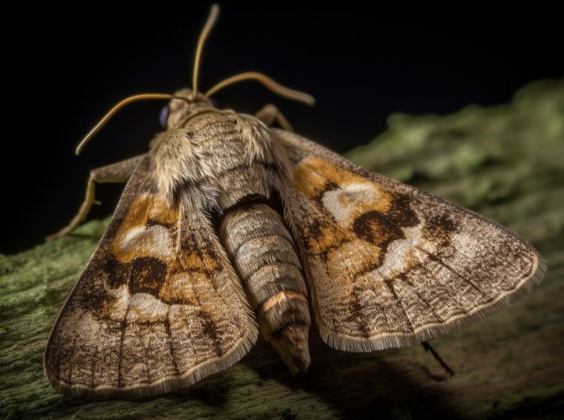 Is seeing a brown moth good or bad?