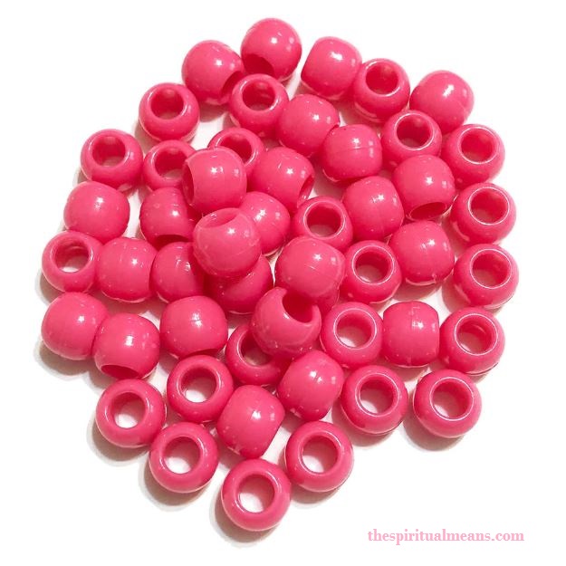 Pink beads color