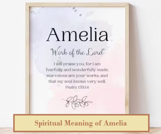 Spirituele betekenis van Amelia